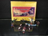 VINTAGE JOHILLCO /BRITIAN TOY COWBOYS AND INDIAN SET
