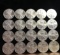 ROLL OF (20) 2009 BU SILVER AMERICAN EAGLE .999 FINE SILVER  COINS