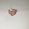 14KT YELLOW GOLD, PINK AMETHYST AND DIAMOND RING
