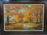 ROBERT WOOD  OIL ON CANVAS SIGNED