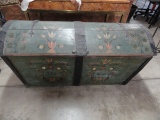 ANTIQUE HANDPAINTED DOWRY CHEST