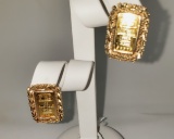PAIR OF GOLD EARRINGS CONTAINING 2 G OF .999 FINE GOLD CREDIT SUISE