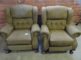 (2) WING BACK RECLINERS