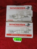 400 ROUNDS WINCHESTER 5.56MM M193 55 GR FMJ