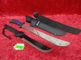 (1) MACHETE; (1) GERBER SAW/KNIFE COMBO