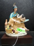 CYBIS PORCELAIN FIGURINE, SACAGAWEA,