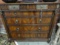 REGENCY STYLE FLAME MAHOGANY CHEST OF DRAWERS 21