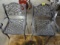 (2) CAST IRON PATIO CHAIRS