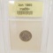 USCG GRADED MS66+ 1869 3 CENT COIN