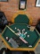 MIZERAK BUMPER POOL TABLE WITH POKER TOP COVER