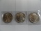 (3) BU 1923 PEACE SILVER DOLLARS