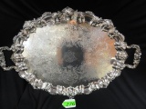 LARGE SILVER PLATE TRAY