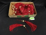 LOT OF CHRISTMAS TREE TASSELS