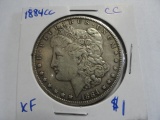 XF 1884-CC MORGAN SILVER DOLLAR