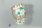 14KT GOLD, EMERALD AND DIAMOND RING: