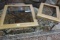 COFFEE TABLE AND END TABLE WITH GLASS TOPS