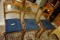 (6) CHERRY ROSE MEDALLION DINING CHAIRS S