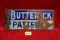 BUTTERICK PATTERNS 2-SIDED ENAMEL SIGN