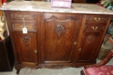MARBLE TOP ANTIQUE CONSOLE