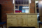 BROYHILL DRESSER AND MIRROR: S