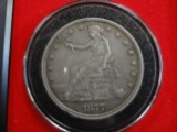 1877 SILVER TRADE DOLLAR