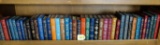 SHELF OF43  EASTON PRESS LEATHER BOUND CLASSIC LITERATURE BOOKS -