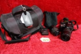 NIKON DIGITAL CAMERA WITH TELEPHOTO LENS