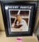 MICKEY MANTLE SIGNED AND FRAMED PHOTO ,