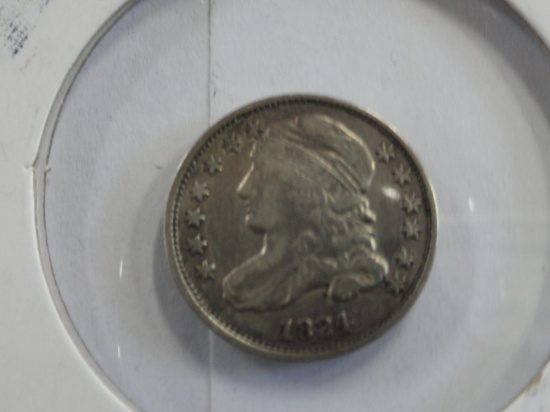 XF 1834 CAPPED BUST DIME