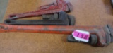 3 RIDGID PIPE WRENCHES: (2) 14