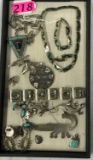 TRAY OF STERLING JEWELRY