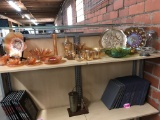 LARGE LOT OF CARNIVAL GLASS: