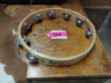 KENNY ROGERS SIGNED TAMBOURINE WITH COA