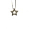 14KT GOLD AND DIAMOND STAR PENDANT ON A 14KT GOLD CHAIN