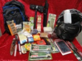 (2) BAGS SURVIVAL/CAMPING GEAR