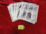 34 MC DONALD'S LIMITED ED 1993 COWBOYS GAMEDAY CARD SETS,