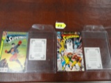 TWO SIGNED & NUMBERED DC COMICS: