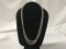 DAVID YURMAN STERLING AND GOLD DOUBLE BOX CHAIN NECKLACE