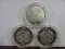 (3) 1 TROY OZ .999 SILVER ROUNDS