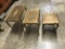 (3) GOLD PAINTED NESTING TABLES