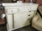 PAULA DEEN WHITE PAINTED CONSOLE TV CABINET WITH LOWER DOORS
