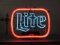 LIGHTED NEON LITE BEER SIGN (WORKING)