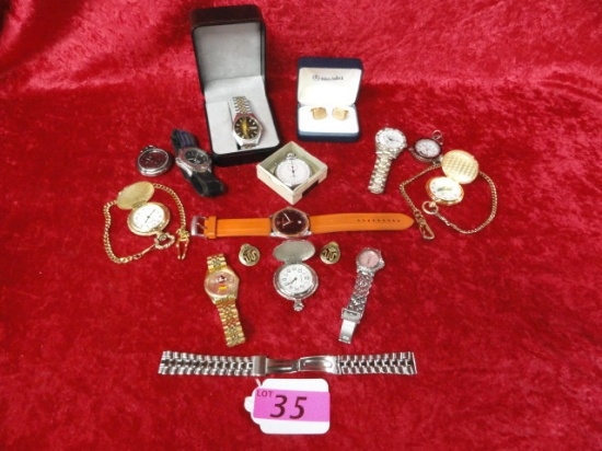 COLLECTION OF WATCHES: