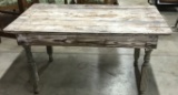 ANTIQUE RUSTIC PINE TABLE,