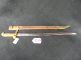 U.S. CIVIL WAR ERA BAYONET WITH SHEATH