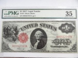 PMG GRADED CHOICE VERY FINE 35 $1 1917 LEGAL TENDER