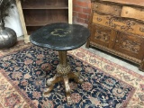 SCALLOPED SIDE TABLE