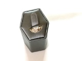 VINTAGE 14KT GOLD AND DIAMOND RING