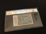 PCGS GRADED MILITARY PAYMENT CERTIFICATE