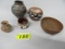 5 PIECES NATIVE AMERICAN POTTERY